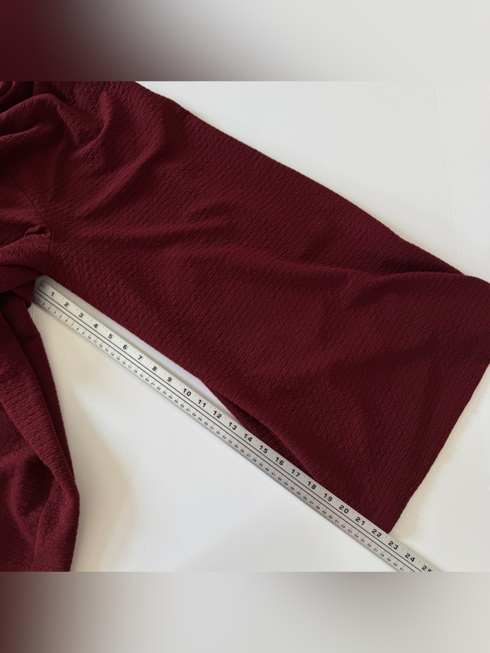 The Odells Paloma Jumpsuit Womens Small Maroon Deep V Wide Leg Boho New - Picture 6 of 8
